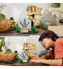 Lego Jurassic World - Fossili di dinosauro: Teschio di T.rex - Lego 76964 con teschio snodabile Anni 9+ 577pz