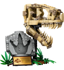 Lego Jurassic World - Fossili di dinosauro: Teschio di T.rex - Lego 76964 con teschio snodabile Anni 9+ 577pz