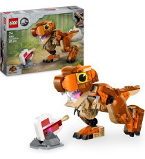 Lego Jurassic World - Little Eatie: T. rex - Lego 76967 con Mascella Apribile, Testa, Coda, Braccia e Gambe Mobili Anni 7+ 317pz