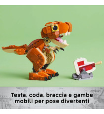 Lego Jurassic World - Little Eatie: T. rex - Lego 76967 con Mascella Apribile, Testa, Coda, Braccia e Gambe Mobili Anni 7+ 317pz