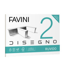 Album Favini 2 - 24 x 33 cm - 110 gr - 20 fogli - ruvido - Favini