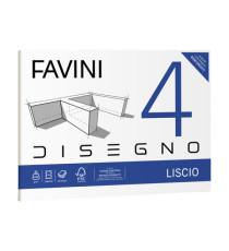 Album Favini 4 - 24 x 33 cm - 220 gr - 20 fogli - liscio - Favini