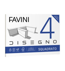 Album Favini 4 - 24 x 33 cm - 220 gr - 20 fogli - liscio squadrato - Favini