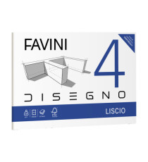 Album Favini 4 - 33 x 48 cm - 220 gr - 20 fogli - liscio - Favini