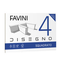 Album Favini 4 - 33 x 48 cm - 220 gr - 20 fogli - liscio squadrato - Favini