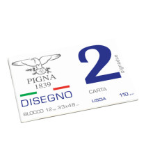 Album Pigna2 - 33 x 48 cm - 4 angoli - 20 fogli - 110 gr - liscio - Pigna
