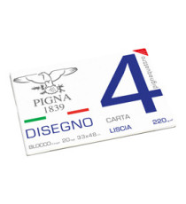 Album Pigna4 - 33 x 48 cm - 4 angoli - 20 fogli - 200 gr - liscio - Pigna