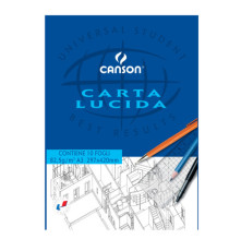 Blocco carta lucida - A3 - 10 fogli - 80gr - uso manuale - Canson