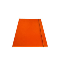 Cartella 3 lembi con elastico - 25 x 34 cm - dorso 1cm - arancio - Starline
