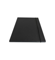 Cartella 3 lembi con elastico - 25 x 34 cm - dorso 1cm - grigio - Starline