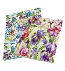 Cartella 3 lembi con elastico Nature Flowers - A4 - dorso 1,5cm - fantasie assortite - Pigna