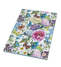 Cartella 3 lembi con elastico Nature Flowers - A4 - dorso 1,5cm - fantasie assortite - Pigna