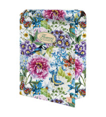 Cartella progetti Nature Flowers - 26 x 34 cm - dorso 7 cm - con elastico - Pigna