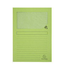 Cartellina a L con finestra Forever - 130g - A4 - colori assortiti - Exacompta - conf. 10 pezzi