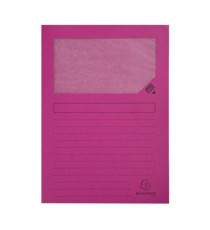 Cartellina a L con finestra Forever - 130g - A4 - colori assortiti - Exacompta - conf. 10 pezzi