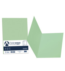 Cartellina semplice Acqua - 200 gr - A4 - verde chiaro - cartoncino bristol - Favini - conf. 50 pezzi