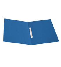 Cartellina semplice con pressino - 200 gr - 25 x 34 cm - cartoncino riciclato manilla - azzurro - Cartotecnica del Garda