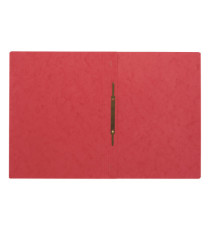 Cartellina semplice con pressino- 265 gr - A4 - cartone pressato - rosso - Pagna