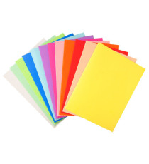 Cartellina semplice Forever - 220 gr - A4 - cartoncino in fibre riciclate - mix 10 colori - Exacompta - conf. 100 pezzi