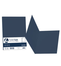 Cartellina semplice Luce - 200 gr - A4 - blu cobalto - cartoncino bristol - Favini - conf. 50 pezzi