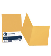 Cartellina semplice Luce - 200 gr - A4 - giallo oro - cartoncino bristol - Favini - conf. 50 pezzi