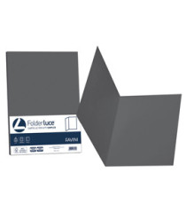 Cartellina semplice Luce - 200 gr - A4 - grafite - cartoncino bristol - Favini - conf. 50 pezzi