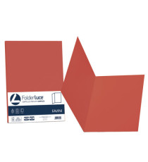 Cartellina semplice Luce - 200 gr - A4 - rosso scarlatto - cartoncino bristol - Favini - conf. 50 pezzi