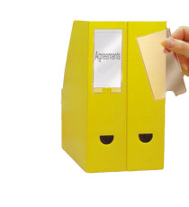 Portaetichette adesivo - 25 x 75 mm - trasparente - Djois - conf. 12 pezzi