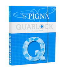 Raccoglitore Quablock - A4 - 4 anelli tondi 30 mm - dorso 4 cm - Pigna