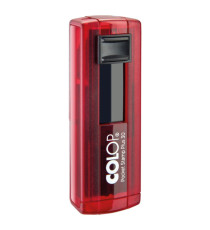 Timbro Pocket Stamp Plus 30 - 18 x 47 mm - 5 righe - autoinchiostrante - rosso rubino - Colop