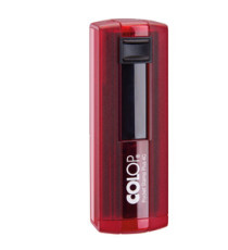 Timbro Pocket Stamp Plus 40 - 23 x 59 mm - 6 righe - autoinchiostrante - rosso rubino - Colop