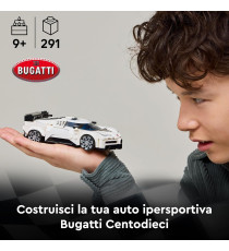 Lego Speed Champions - Hyper Sports Car Bugatti Centodieci - Lego 77240 con Minifigure del Pilota Anni 9+ 291pz
