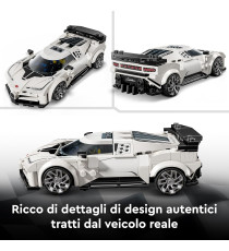Lego Speed Champions - Hyper Sports Car Bugatti Centodieci - Lego 77240 con Minifigure del Pilota Anni 9+ 291pz