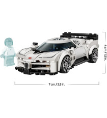 Lego Speed Champions - Hyper Sports Car Bugatti Centodieci - Lego 77240 con Minifigure del Pilota Anni 9+ 291pz