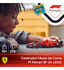Lego Speed Champions - Auto da corsa F1® Ferrari SF-24 - Lego 77242 con Minifigure del Pilota Anni 10+ 275pz