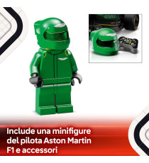 Lego Speed Champions - Auto da corsa Aston Martin Aramco F1® AMR24 - Lego 77245 con Minifigure del Pilota Anni 10+ 269pz