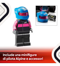 Lego Speed Champions - Auto da corsa BWT Alpine F1® Team A524 - Lego 77248 con Minifigure del Pilota Anni 10+ 258pz