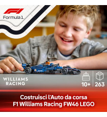 Lego Speed Champions - Auto da corsa F1® Williams Racing FW46 - Lego 77249 con Minifigure del Pilota Anni 10+ 263pz