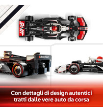 Lego Speed Champions - Auto da corsa MoneyGram Haas F1® Team VF-24 - Lego 77250 con Minifigure del Pilota Anni 10+ 242pz