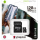 MICRO SDHC 128GB CLASSE 10 SDCS2/128GB UHS-I KINGSTON CANVAS SELCET PLUS - MICROSD 128GB 100MBs CON ADATTATORE