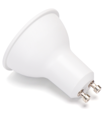 Faretto GU10 6W 480 lumen 6500K luce fredda misura D50xH55mm Equivalenza lampada incandescente 68W