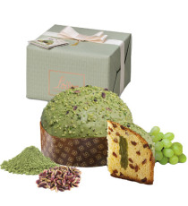 Panettone Pistaccho Matcha - Linea Top Genesi - pistacchio/tè verde - 600 gr - Loison