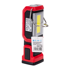 Torcia da lavoro Aigostar 3W 200 lumen 6500K luce fredda, a batteria Illuminazione anteriore e superiore L15xW5xH4.5cm IP44