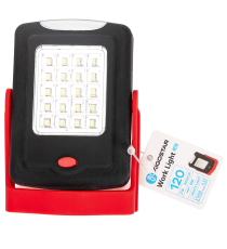 Torcia da lavoro Aigostar 2W 120 lumen 6500K luce fredda, a batteria Illuminazione anteriore e superiore L9.5xW6.7xH3.5cm IP44