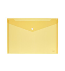 Busta con bottone - A4 - PP - colori assortiti - Lebez