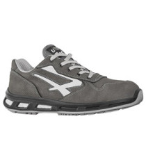Calzatura di sicurezza Kick S3 - pelle nabuk naturale - taglia 38 - grigio - U-Power