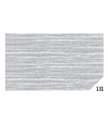 Carta crespa - 50 x 150 cm - 80 gr - argento metal 131 - Rex Sadoch - conf.10 rotoli