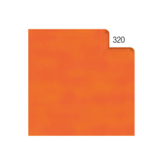 Carta velina - 50 x 70 cm - 20 gr - arancio 320 - Rex Sadoch - busta 26 fogli