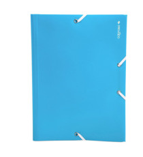 Cartella 3 lembi con elastico angolare - A4 - PP - colori assortiti - Colorosa