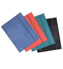 Cartella 3 lembi Osmos - 24 x 33 cm - dorso 1 cm - PP - colori assortiti - Favorit